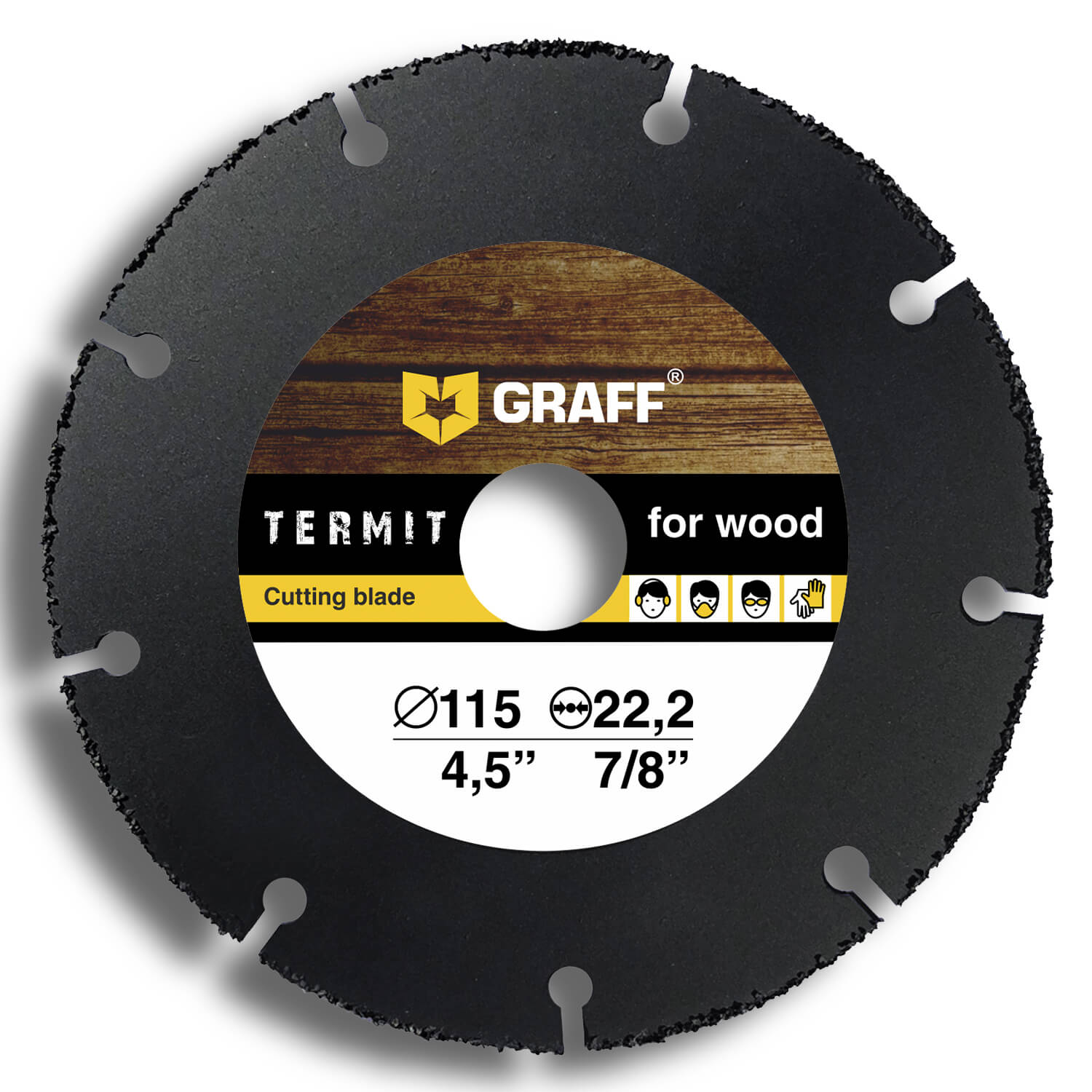 Angle grinder blade for wood GRAFF Termit 115 mm